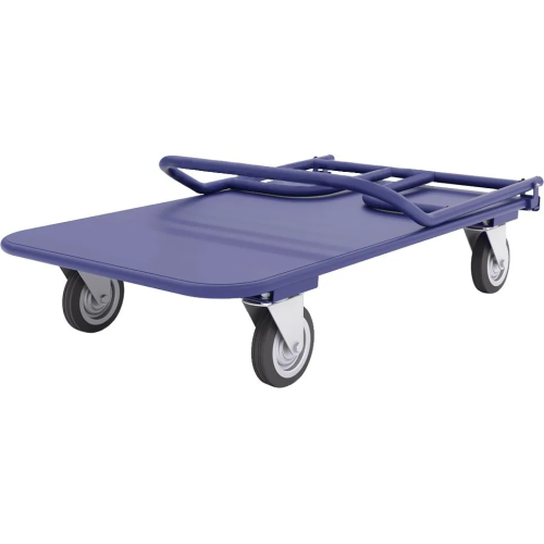 Тележка платформенная четырёхколёсная складная ручка, педаль. ТПСР 1 М (500х800)