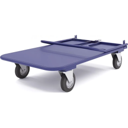 Тележка платформенная четырёхколёсная складная ручка, ТПСР 4 М Зацеп (600х1200)