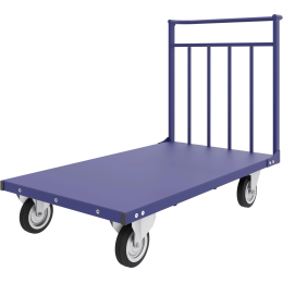Тележка платформенная четырёхколёсная усиленная ТПУ 7 (800х1400) без колёс