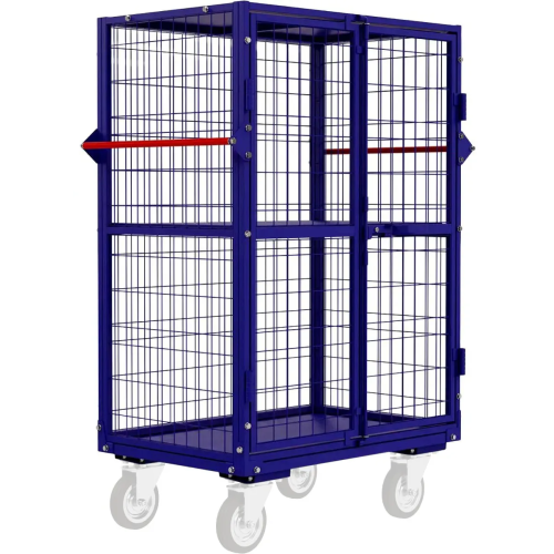 Шкаф сетчатый, дно - листовой металл, с двумя дверками ШСМ 2 (600х900х1200)