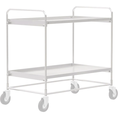 Тележка сервисная двухъярусная из нержавеющей стали СТ НЖ 1 (500х800) без колёс