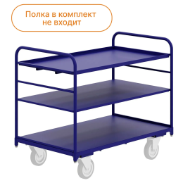 Тележка платформенная четырёхколёсная ТЯ 7 (800х1400) без колёс