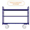 Тележка платформенная четырёхколёсная ТЯ 7 (800х1400) без колёс