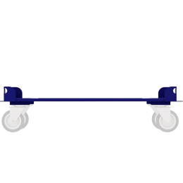 Тележка четырёхколёсная для поддонов ТПЕ (800х1200) без колёс