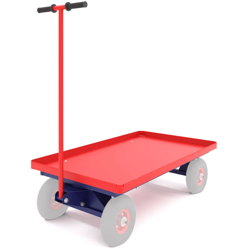 Тележка платформенная четырёхколёсная, с поворотной осью ТПО 2 (600х900х50) без колёс