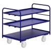 Тележка платформенная ТЯ 6 (800х1200) в комплекте с двумя полками с бортиком ПБ-6