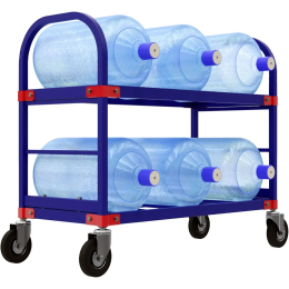 Тележка четырёхколёсная для перевозки 6-и бутылей воды ТСВД 6 без колёс