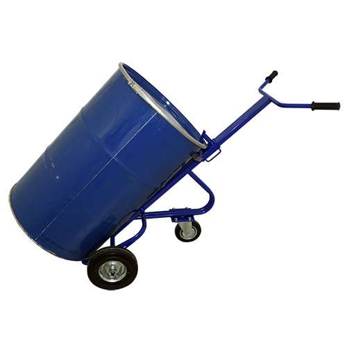 Тележка для перевозки металлических бочек КБ 1 (колёса литые d250+ d160 опорное)