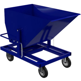 Тележка четырёхколёсная под стружку и СОЖ 750х1235х820