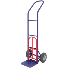 Тележка грузовая с дополнительной полкой КГ 150 П колёса d 200 литые