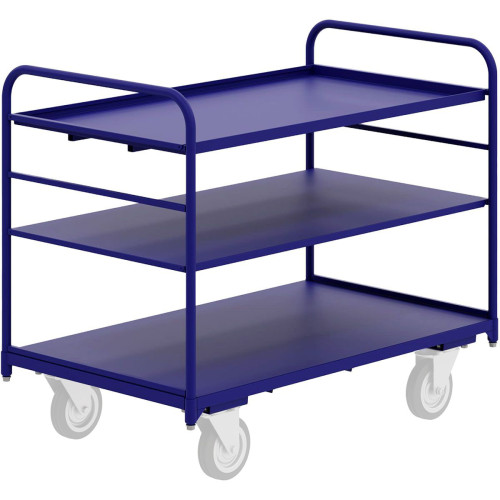 Тележка платформенная четырёхколёсная с двумя ручками ТЯ 3 (600х1000)