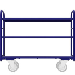 Тележка платформенная четырёхколёсная с двумя ручками ТЯ 4 (600х1200)