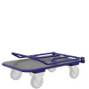 Тележка платформенная четырёхколёсная складная ручка, педаль. ТПСР 5 ФЛ (700х1200)