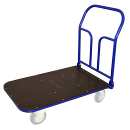 Тележка платформенная четырёхколёсная складная ручка, педаль. ТПСР 2 ФЛ (600х900)