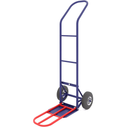 Тележка грузовая с дополнительной полкой КГ 150 П колёса d 200 литые