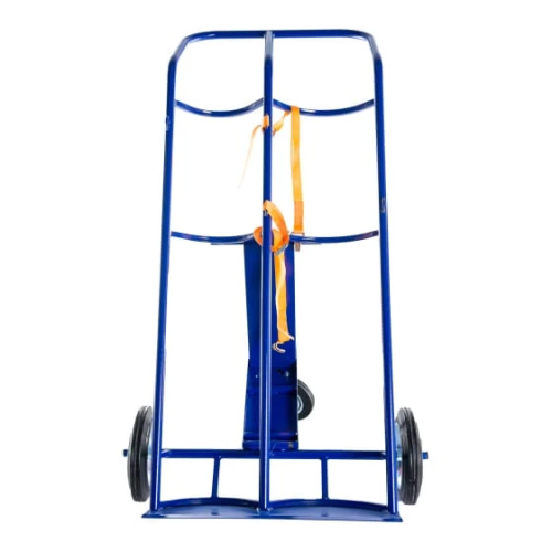 Тележка двухколесная для перевозки 2-х баллонов КП 2 (колёса d 250 литая резина + d160 опорное)