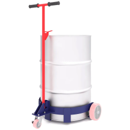 Тележка для перевозки металлических бочек КБ 3 без колёс