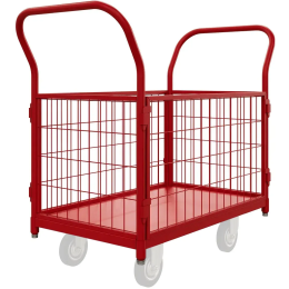 Тележка платформенная с сетчатыми бортами ТС 2 RT (600х900)