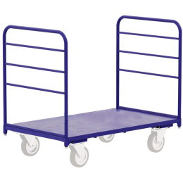 Тележка платформенная четырёхколёсная с двумя ручками ТЯ 3 (600х1000)
