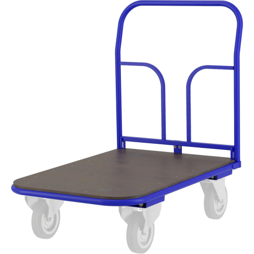 Тележка платформенная четырёхколёсная складная ручка, зацеп. ТПСР 5 ФЛЗ (700х1200)