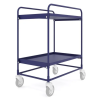 Тележка четырёхколёсная сервисная двухъярусная СТБ 1 (500х800) без колёс