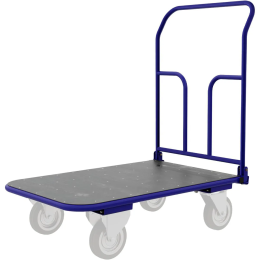 Тележка платформенная четырёхколёсная складная ручка, педаль.ТПСР 1 ФЛ (500х800)