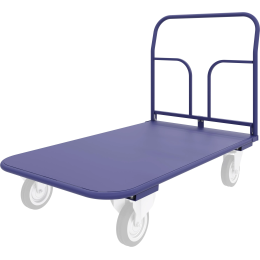 Тележка платформенная четырёхколёсная складная ручка, ТПСР 4 М Зацеп (600х1200)