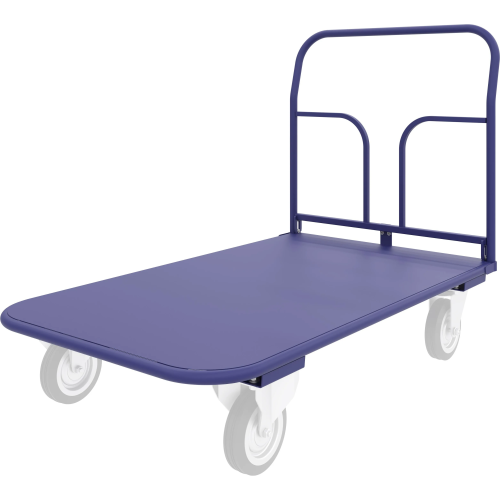 Тележка платформенная четырёхколёсная складная ручка, ТПСР 4 М Зацеп (600х1200)